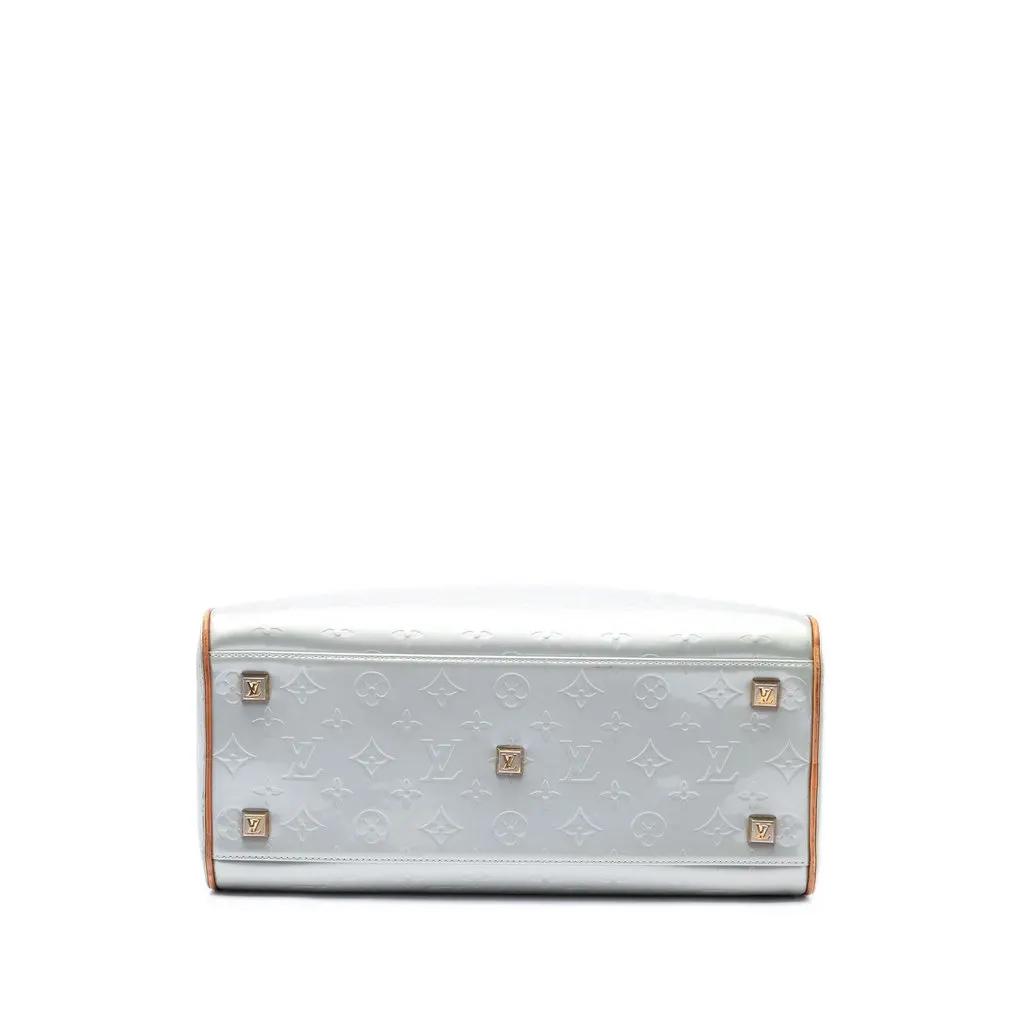 Louis Vuitton Monogram Vernis Tompkins Square Silver Leather Good - Inside View
