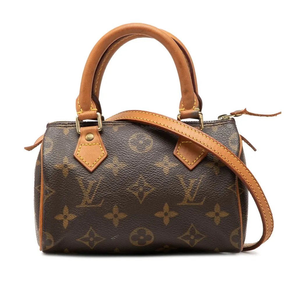Louis Vuitton Monogram Mini Speedy HL Brown Very good - Front View