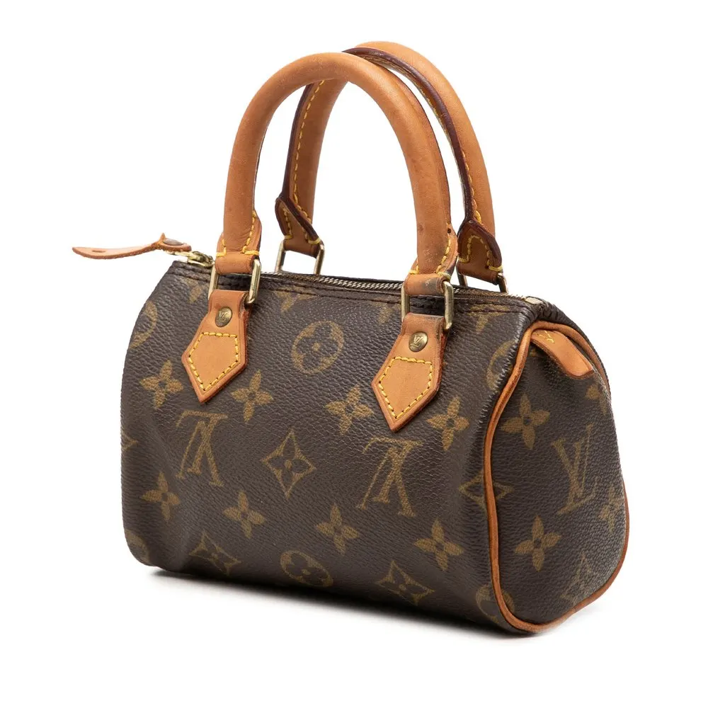 Louis Vuitton Monogram Mini Speedy HL Brown Very good - Back View