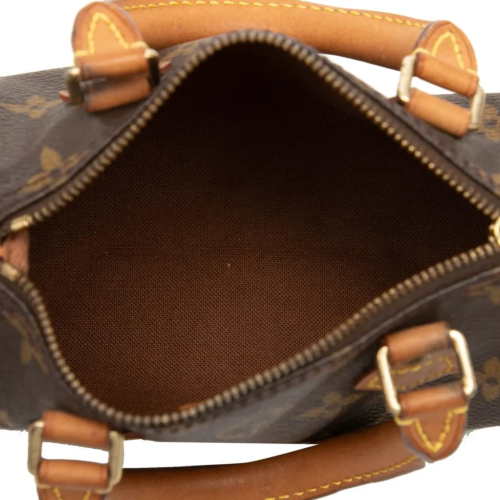 Louis Vuitton Monogram Mini Speedy HL Brown Very good - Model View