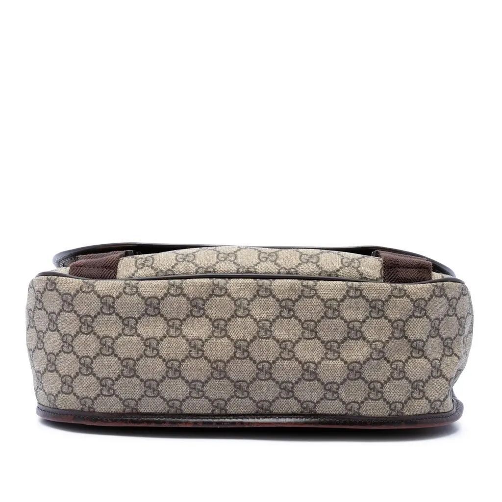 Gucci GG Supreme Crossbody Beige Canvas Good - Inside View