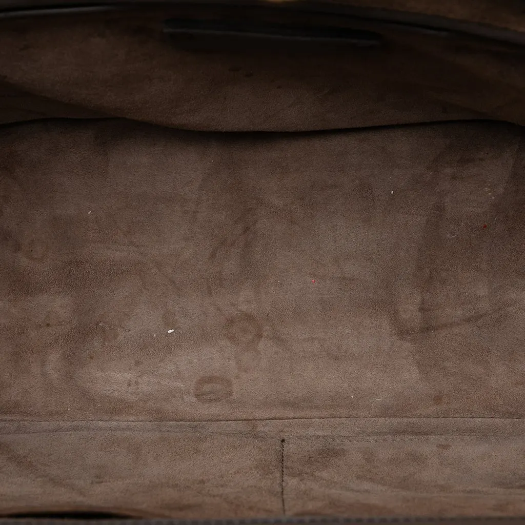 Bottega Veneta Intrecciato Trimmed Leather Ellittica Tote Brown Leather Very good - Model View