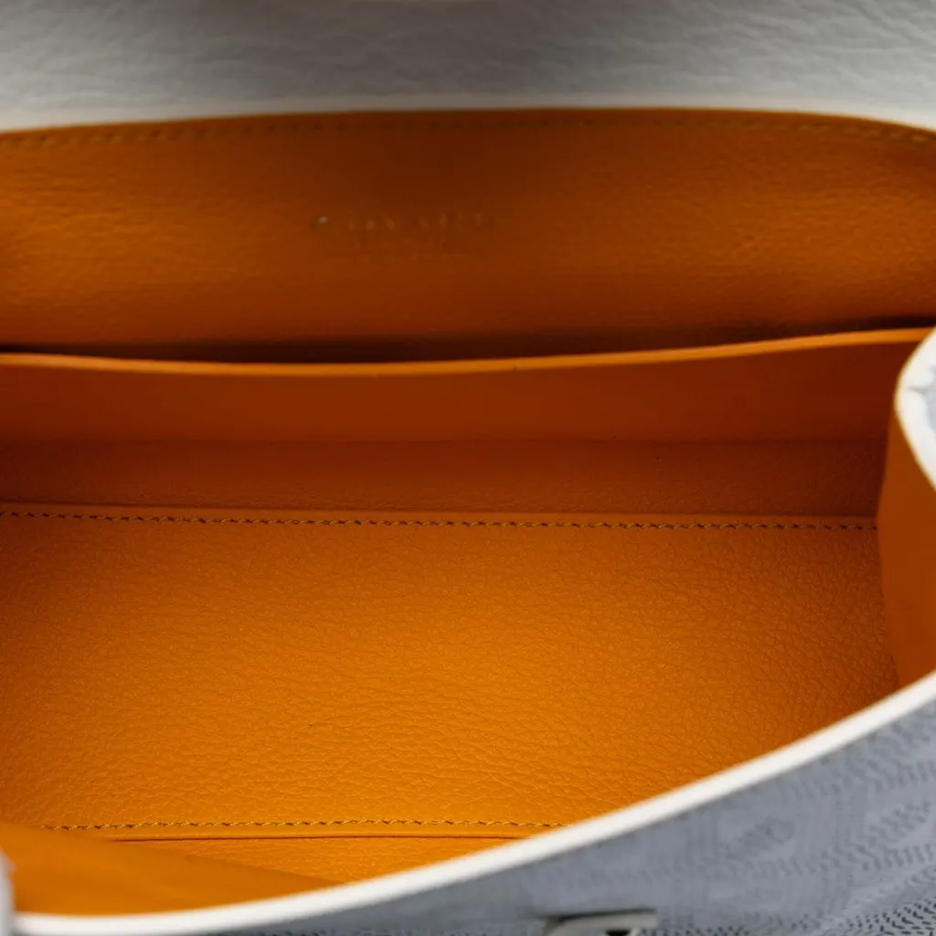 Goyard Mini Goyardine Saigon Souple White Good - Model View