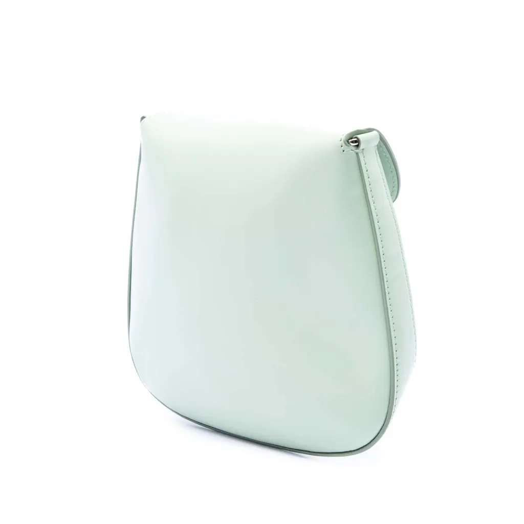 Prada Mini Brushed Leather Cleo Bag Green Leather Very good - Back View