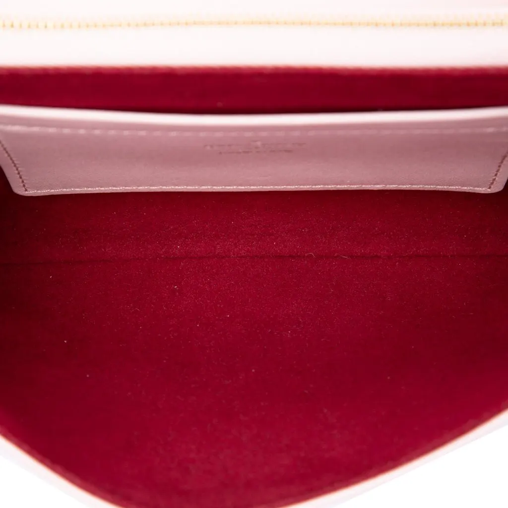 Louis Vuitton Monogram Embossed Lambskin Pochette Coussin Pink Leather Very good - Model View