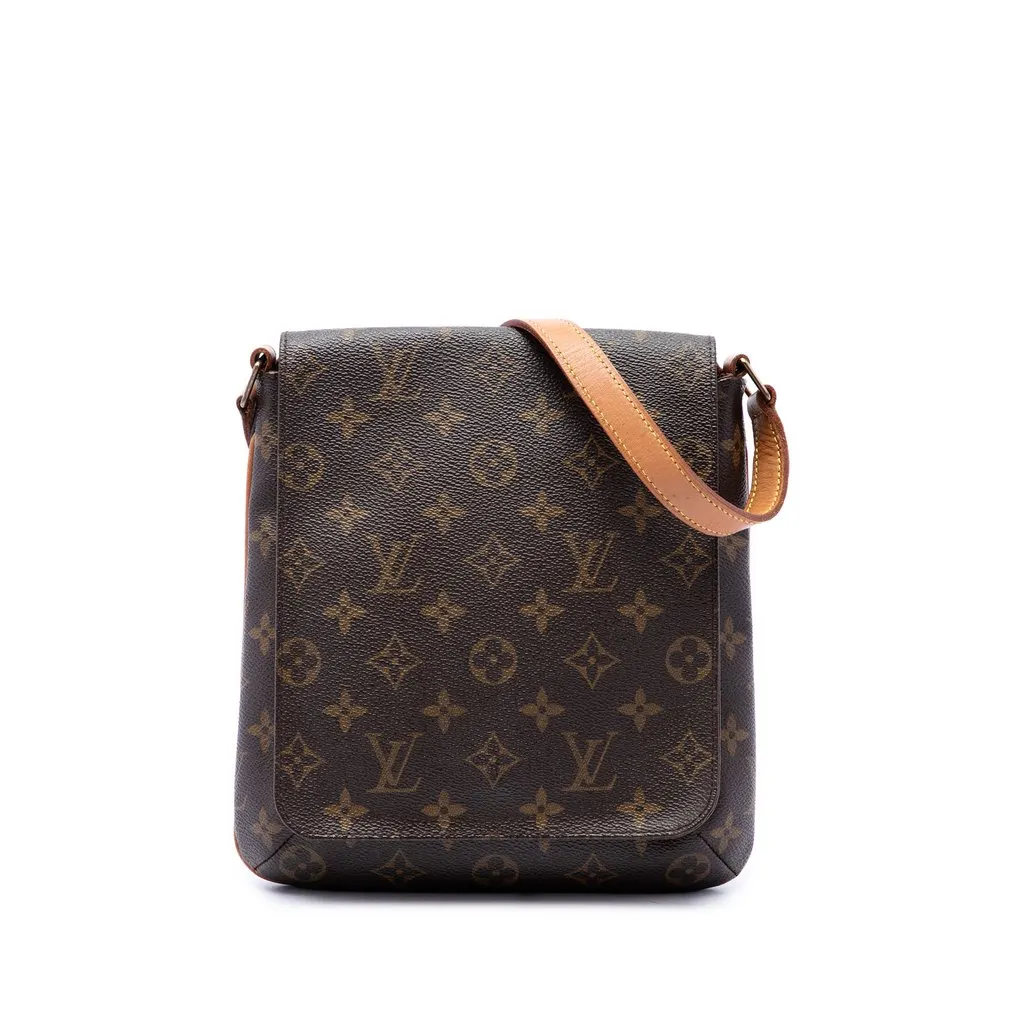 Louis Vuitton Monogram Musette Salsa PM Short Strap Brown Very good - Front View