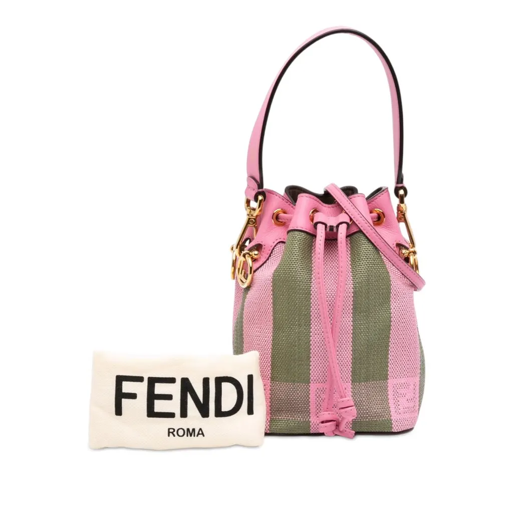 Fendi Mini Pequin Raffia F is Fendi Mon | Libas Collective
