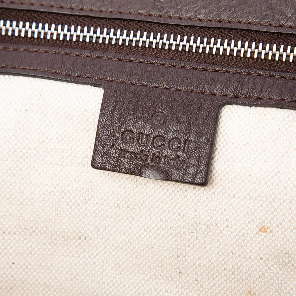Gucci GG Canvas Techno Horsebit Top Handle Bag Beige Very good - Box View
