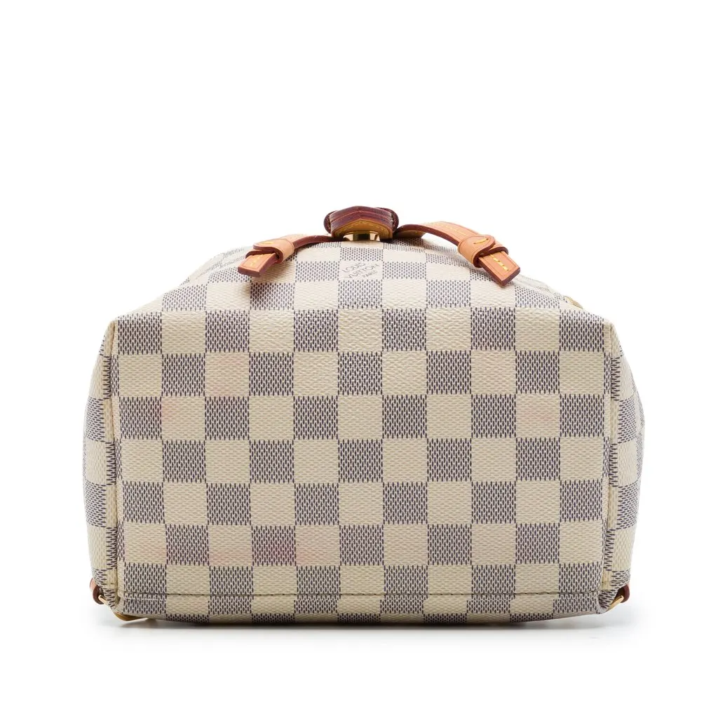 Louis Vuitton Damier Azur Sperone BB White Canvas Good - Inside View