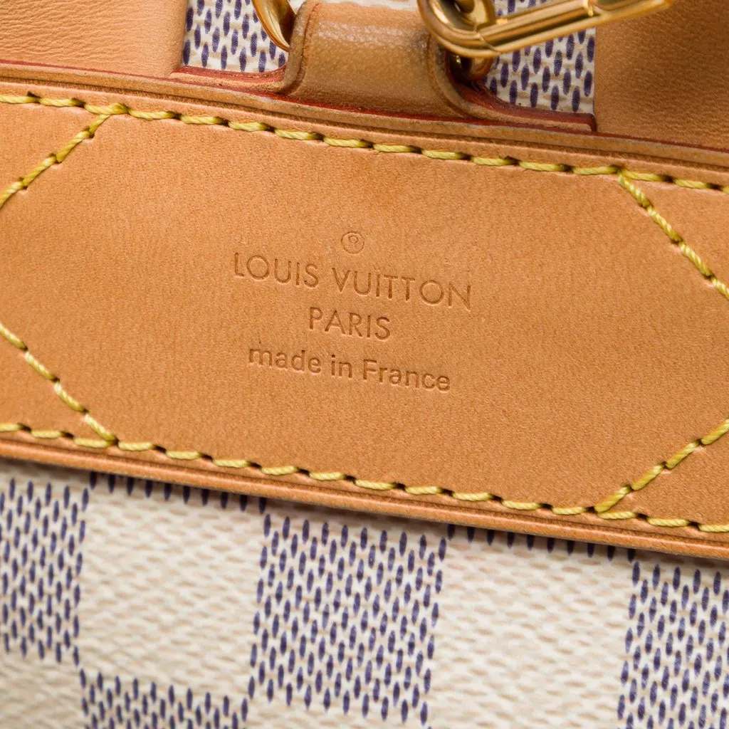 Louis Vuitton Damier Azur Sperone BB White Canvas Good - Box View