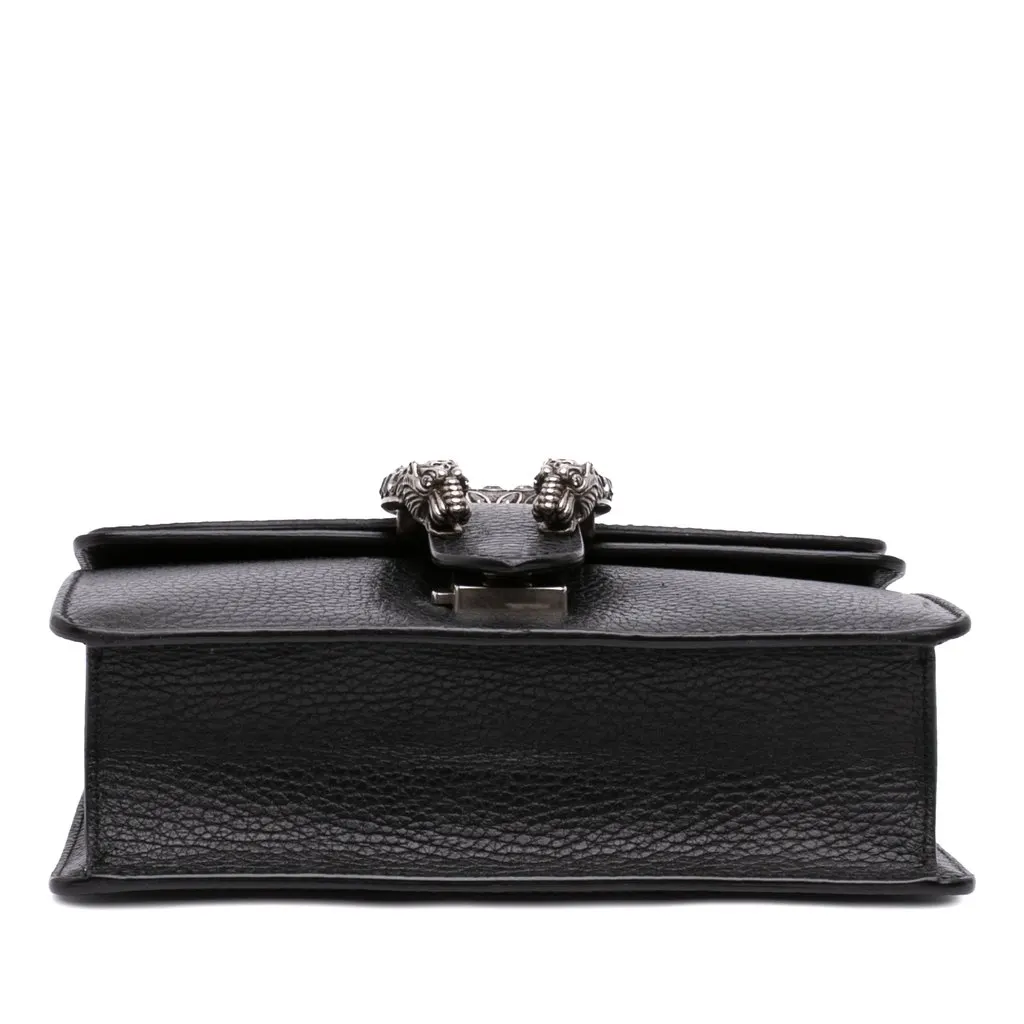 Gucci Small Calfskin Dionysus  Crossbody Black Leather Very good - Inside View