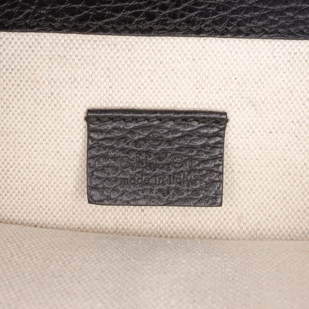 Gucci Small Calfskin Dionysus  Crossbody Black Leather Very good - Box View