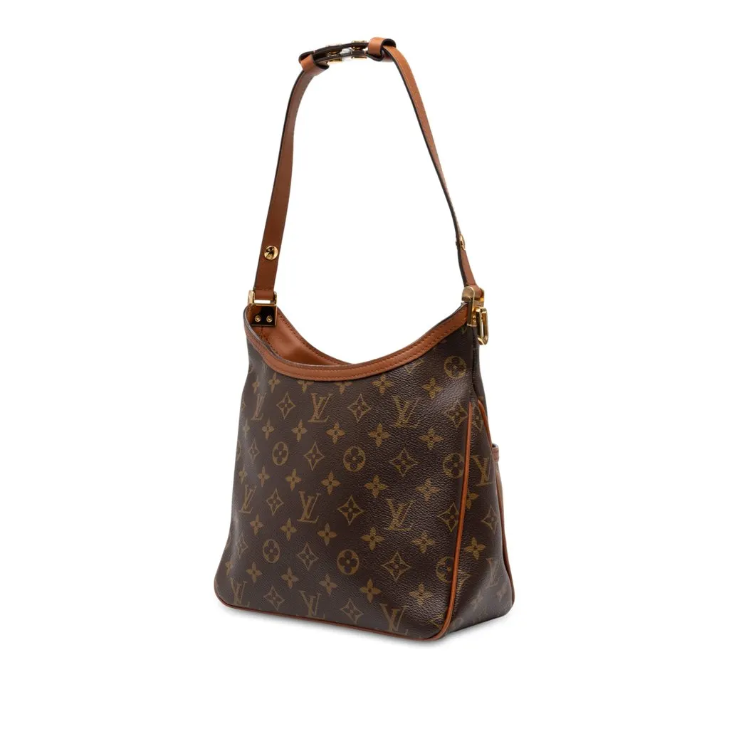 Louis Vuitton Monogram Reverse Dauphine Hobo PM Brown Very good - Back View