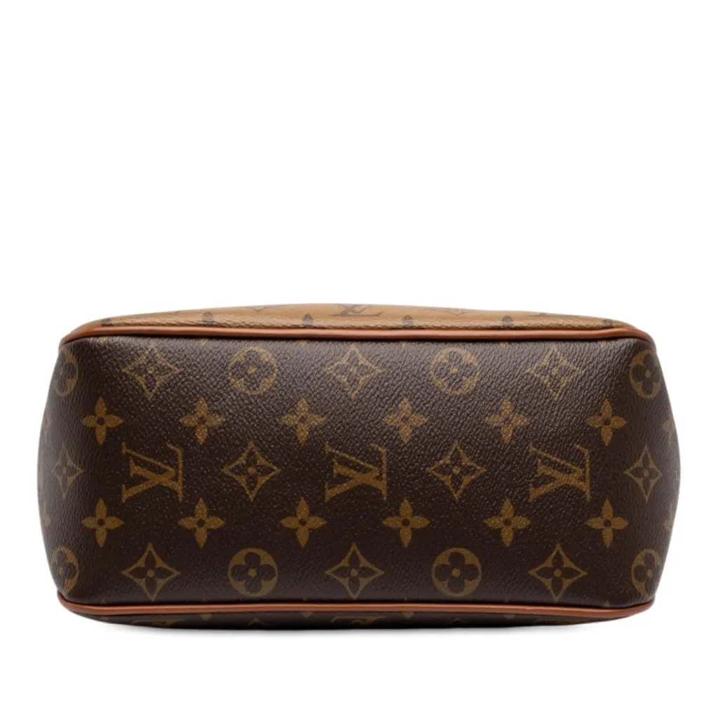 Louis Vuitton Monogram Reverse Dauphine Hobo PM Brown Very good - Inside View