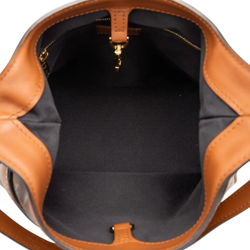 Louis Vuitton Monogram Reverse Dauphine Hobo PM Brown Very good - Model View