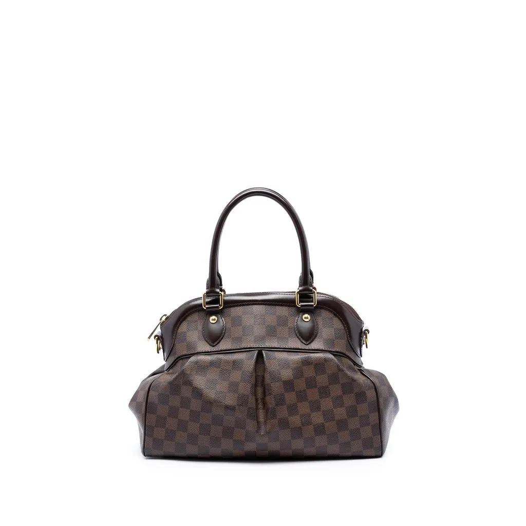 Louis Vuitton Damier Ebene Trevi PM Brown Canvas Very good - Front View