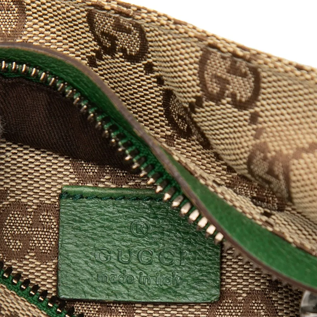 Gucci GG Canvas Web Double Pocket Belt Bag Beige Canvas Very good - Box View