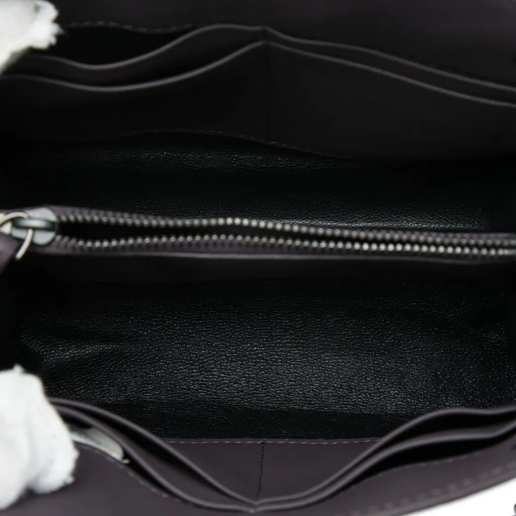 Bottega Veneta Nappa Intrecciato Chain Wallet Grey Leather Good - Model View