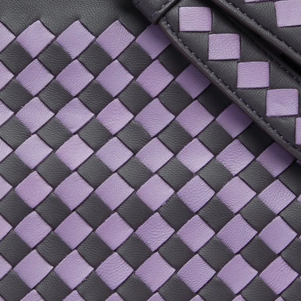 Bottega Veneta Nappa Intrecciato Chain Wallet Grey Leather Good - Box View
