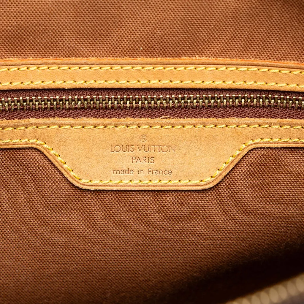 Louis Vuitton Monogram Cabas Mezzo Brown Canvas Good - Box View