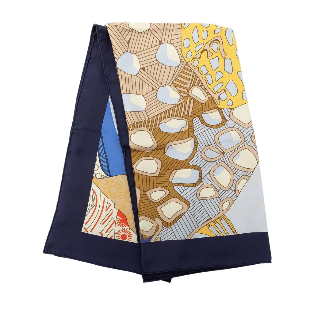 Hermès Grands Fonds II Silk Scarf 90
