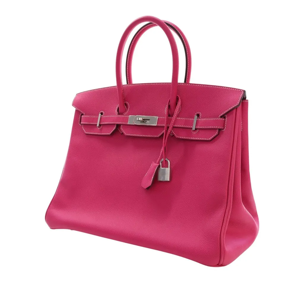 Hermès Epsom Candy Verso Birkin Retourne 35 Pink Leather Very good - Inside View