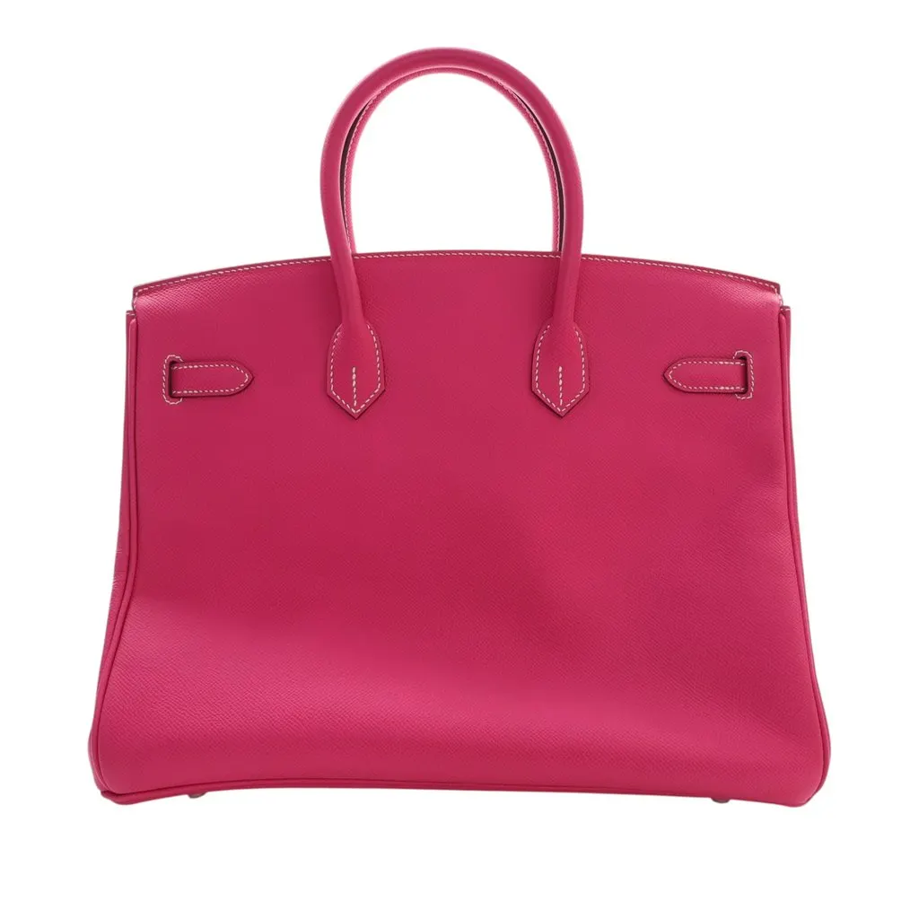 Hermès Epsom Candy Verso Birkin Retourne 35 Pink Leather Very good - Model View