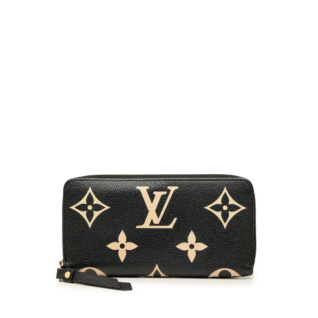 Louis Vuitton Bicolor Monogram Empreinte Giant Zippy Wallet