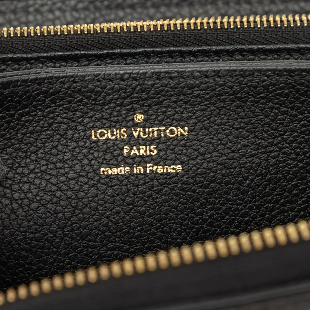 Louis Vuitton Bicolor Monogram Empreinte Giant Zippy Wallet Black Leather Very good - Box View
