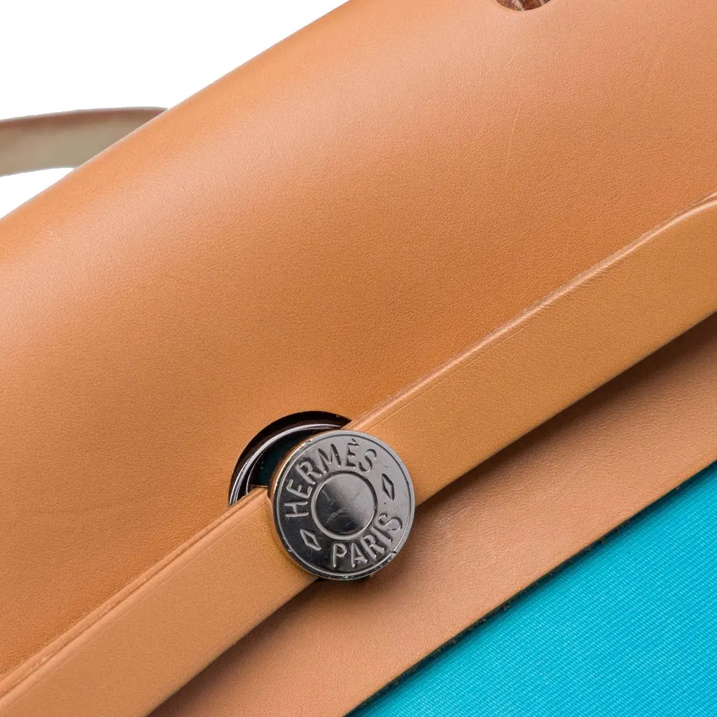 Hermès Toile Verso Herbag Zip 39 Blue Very good - Box View