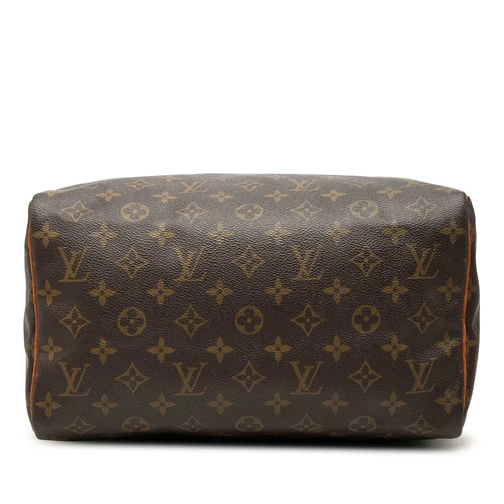 Louis Vuitton Monogram Speedy 30 Brown Canvas Good - Inside View
