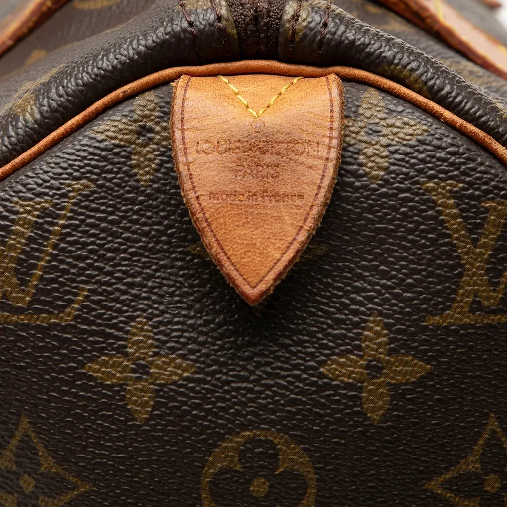 Louis Vuitton Monogram Speedy 30 Brown Canvas Good - Box View