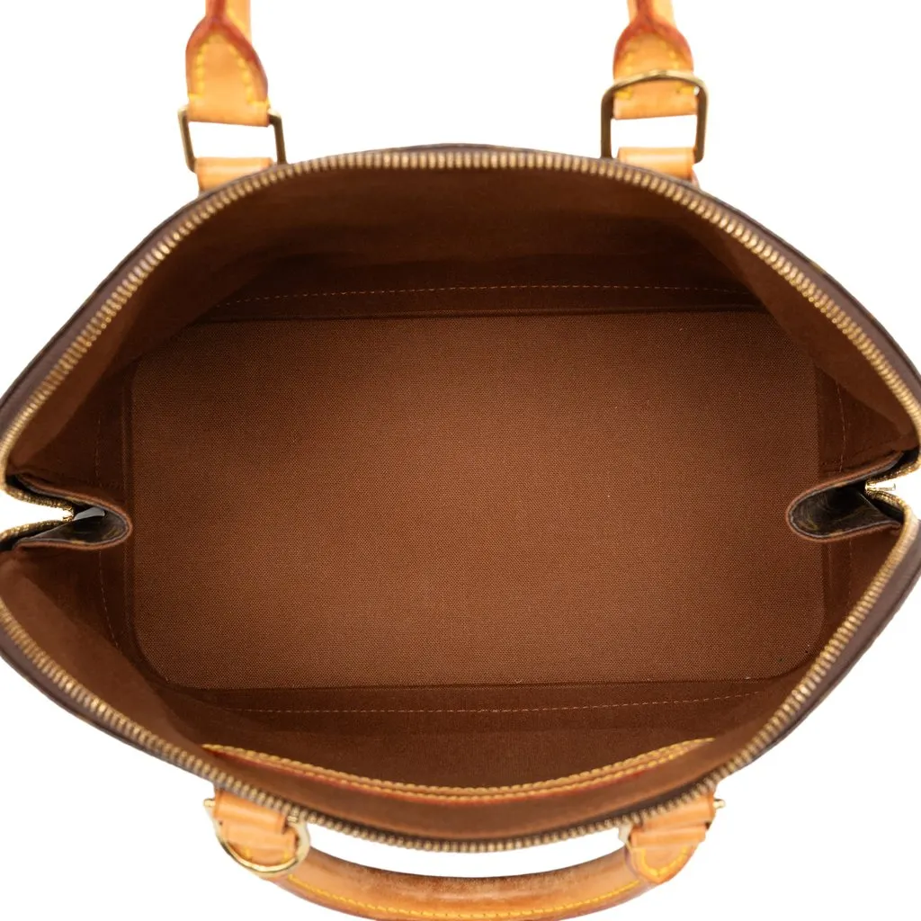 Louis Vuitton Monogram Alma PM Brown Canvas Very good - Model View