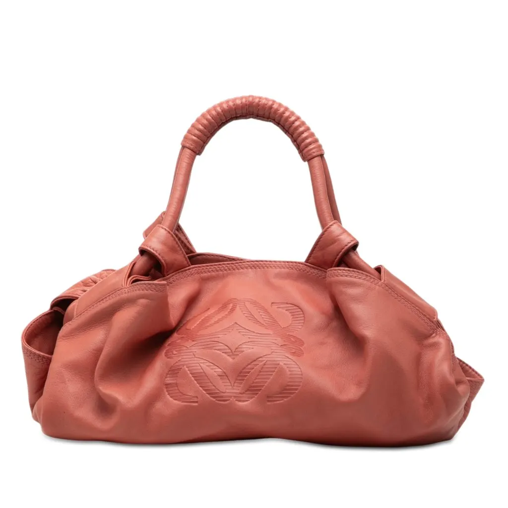 LOEWE Nappa Aire Pink Leather Very good - Front View
