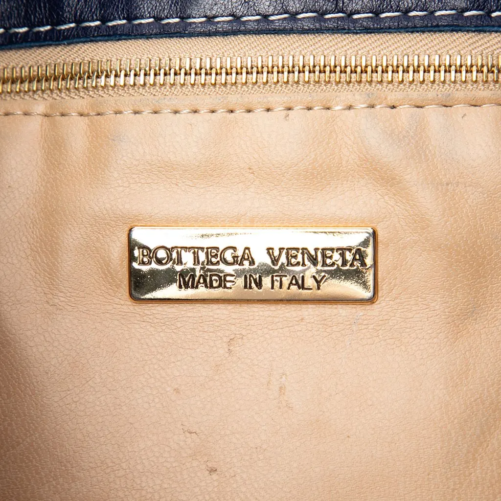 Bottega Veneta Tricolor Nappa Intrecciato Drawstring Bucket Bag MultiColor Leather Good - Box View