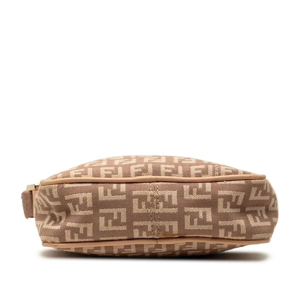 Fendi Zucchino Canvas Crossbody Beige Very good - Inside View