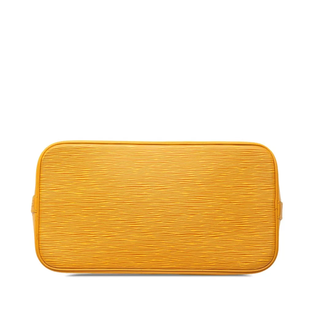 Louis Vuitton Epi Alma PM Yellow Leather Very good - Inside View