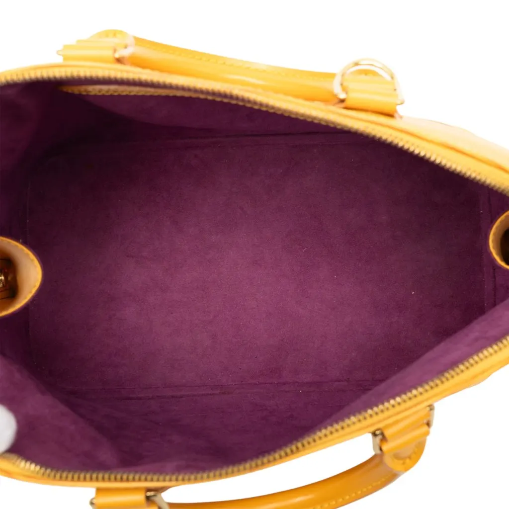 Louis Vuitton Epi Alma PM Yellow Leather Very good - Model View