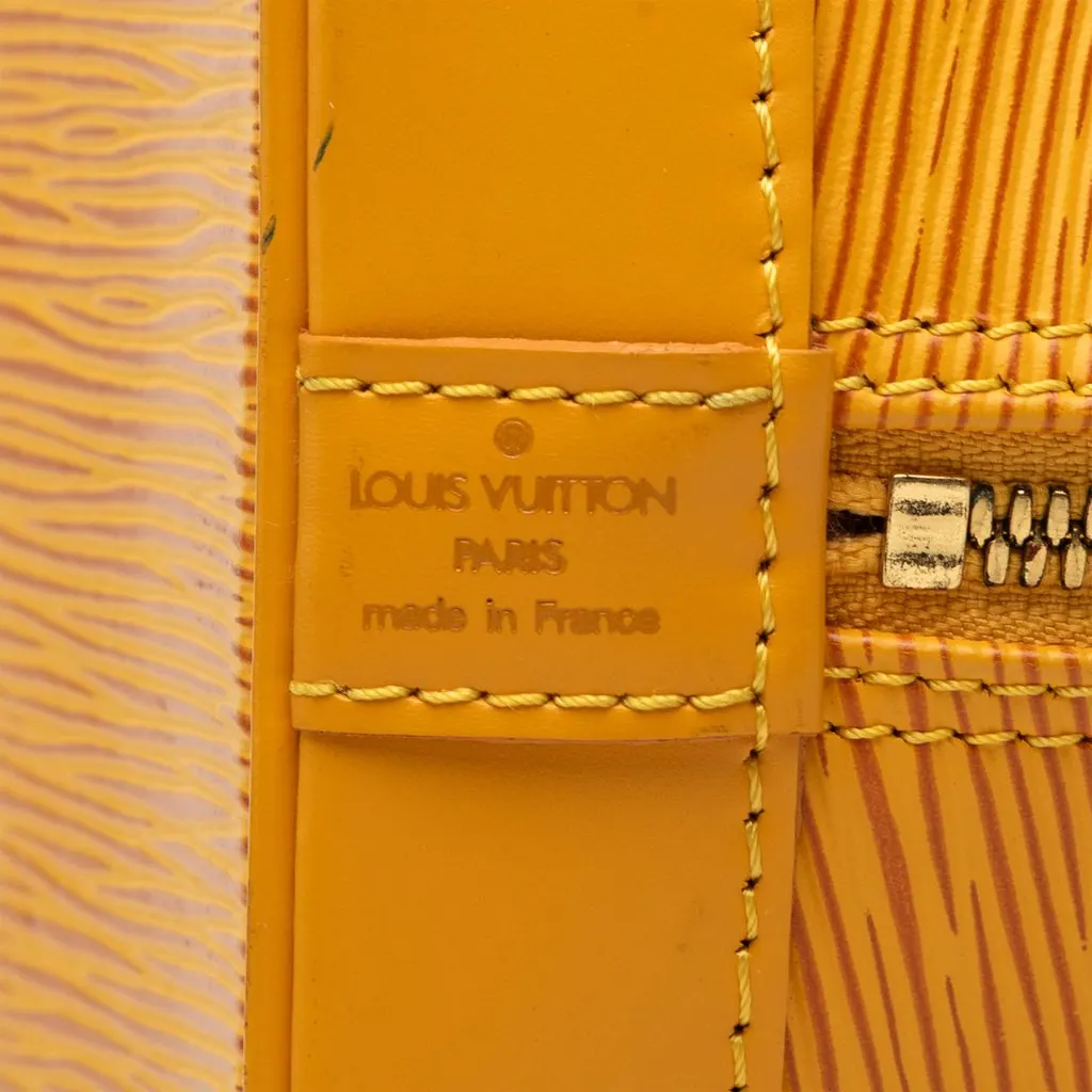 Louis Vuitton Epi Alma PM Yellow Leather Very good - Box View
