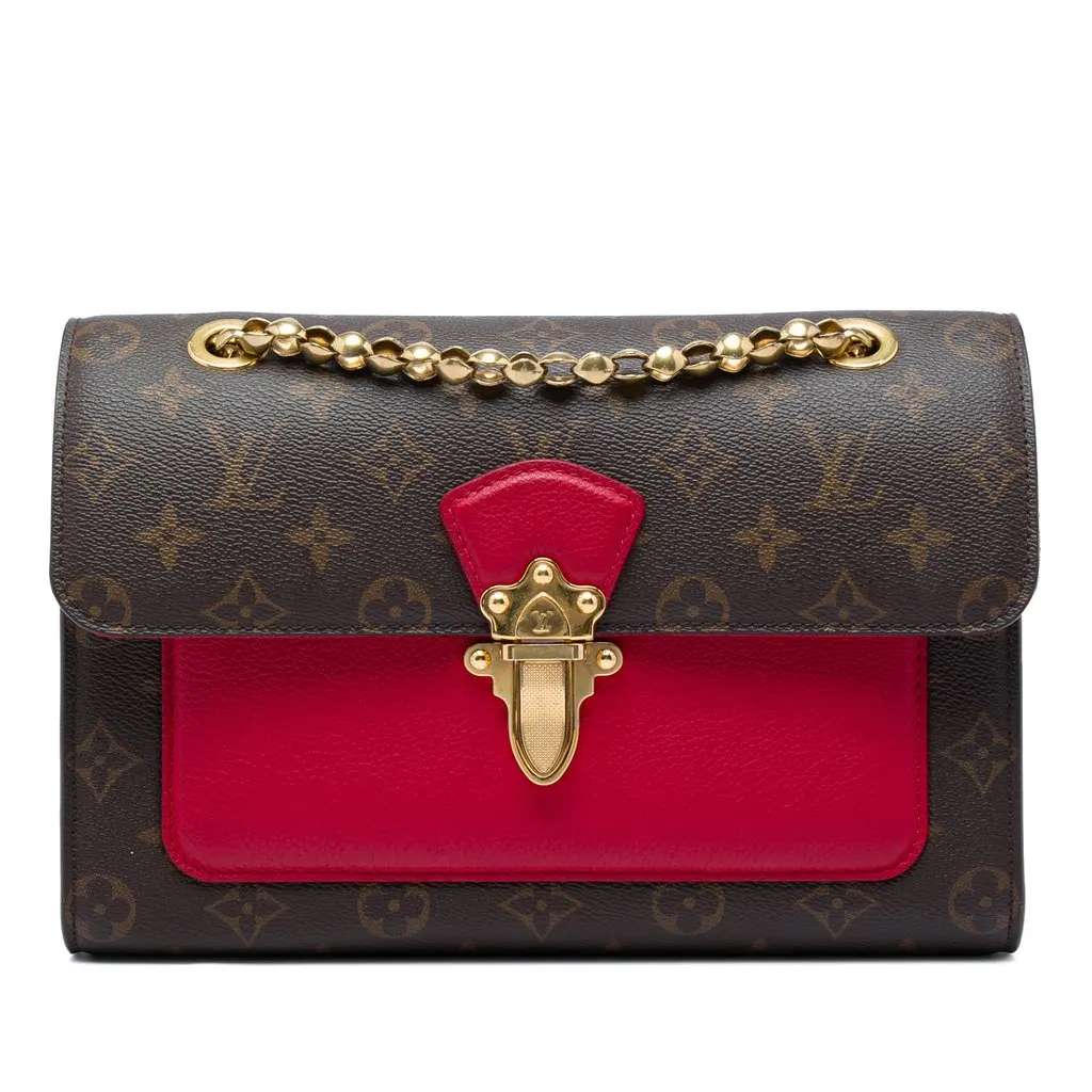 Louis Vuitton Monogram Victoire Brown Canvas Very good - Front View