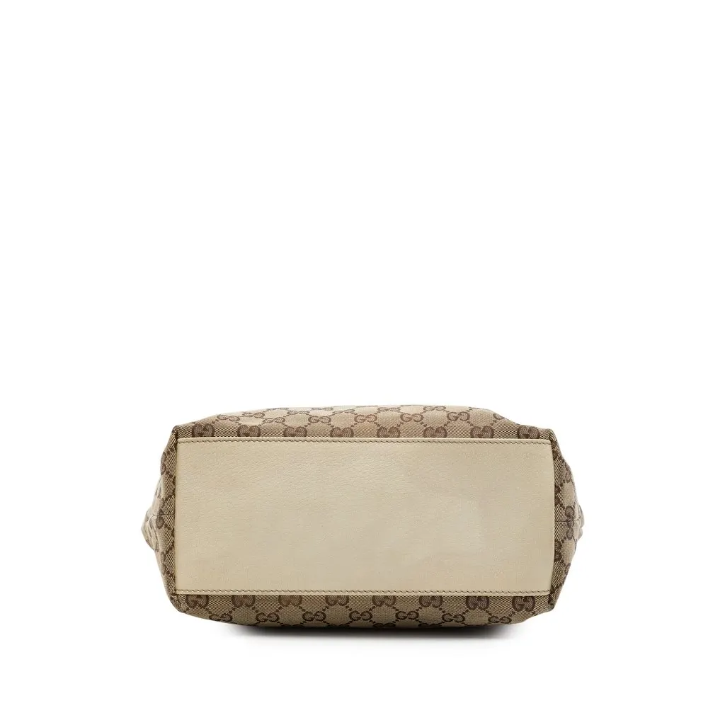 Gucci GG Canvas Charmy Tote Beige Canvas Very good - Inside View