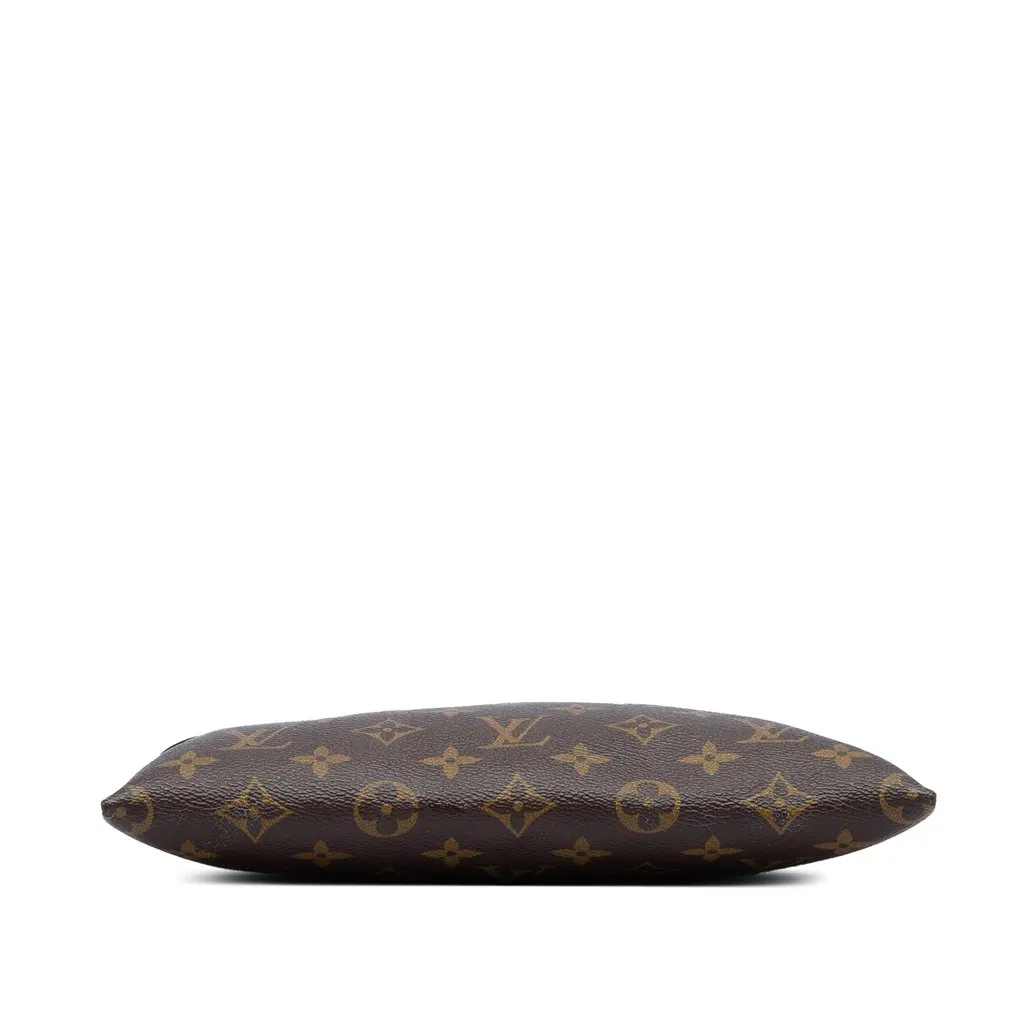 Louis Vuitton Monogram Pochette Tuileries Brown Canvas Very good - Inside View