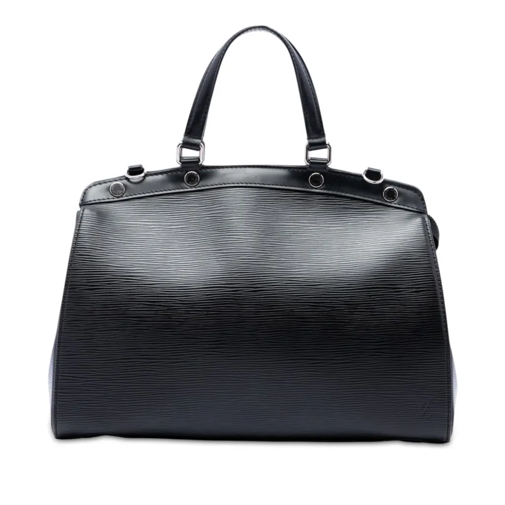 Louis Vuitton Epi Brea MM Black Leather Good - Front View