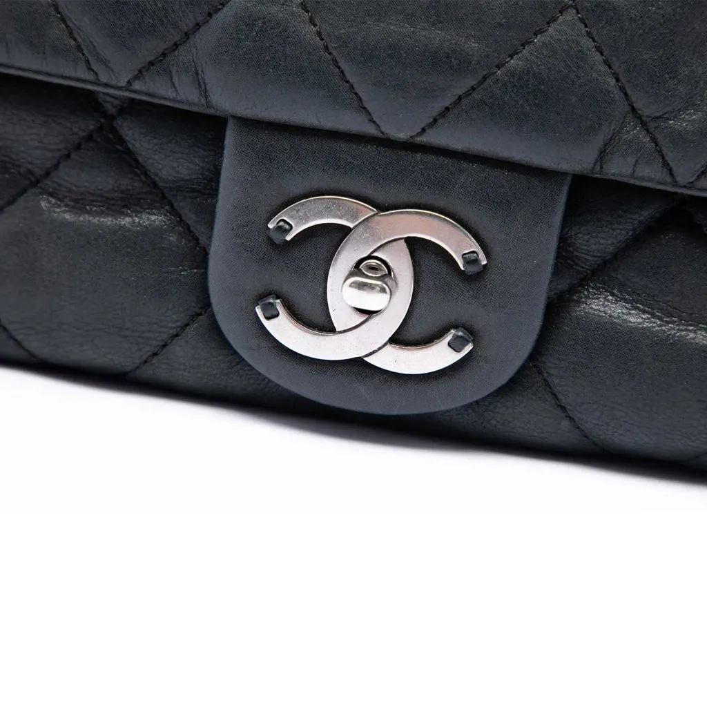 Chanel Jumbo Iridescent Calfskin In The Mix Flap Black Leather Very good - Box View