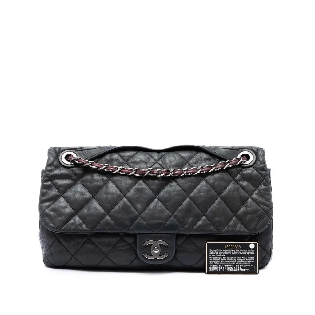 Chanel Jumbo Iridescent Calfskin In The | Libas Collective