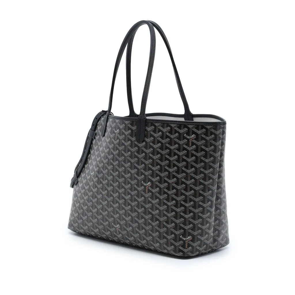 Goyard Goyardine Chien Gris Pet Carrier Black Very good - Back View