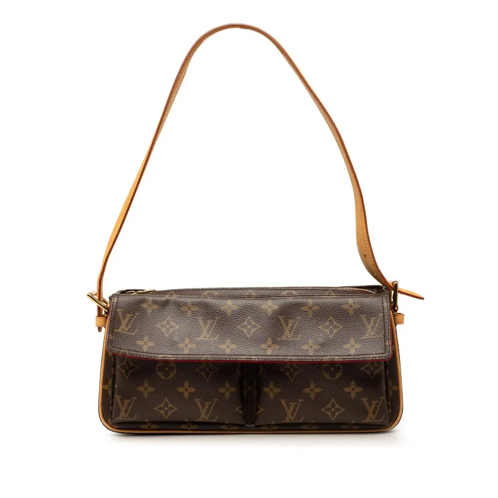 Louis Vuitton Monogram Viva Cite MM Brown Very good - Front View