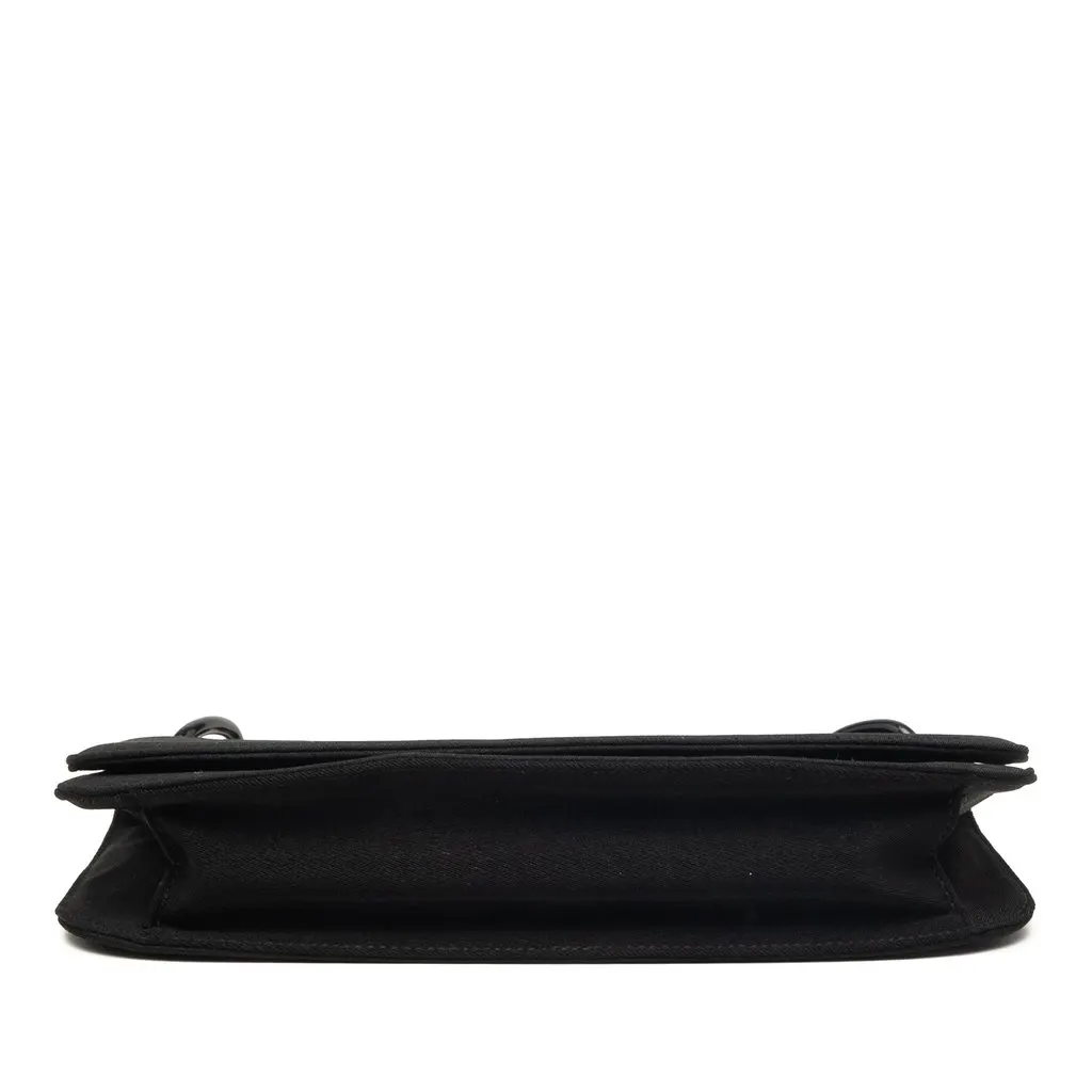 Prada Tessuto Swing Chain Shoulder Bag Black Very good - Inside View