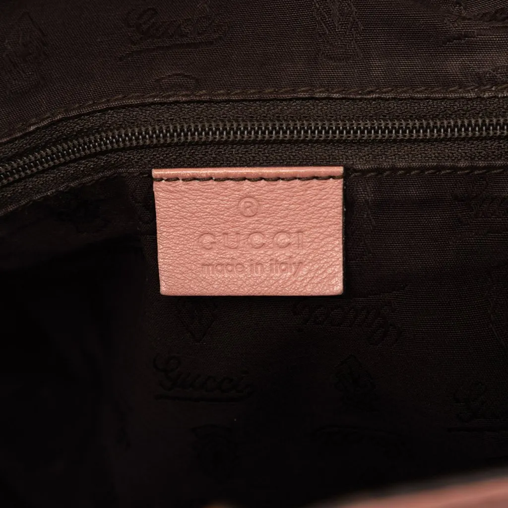 Gucci Medium Guccissima Sukey Tote Pink Leather Good - Box View