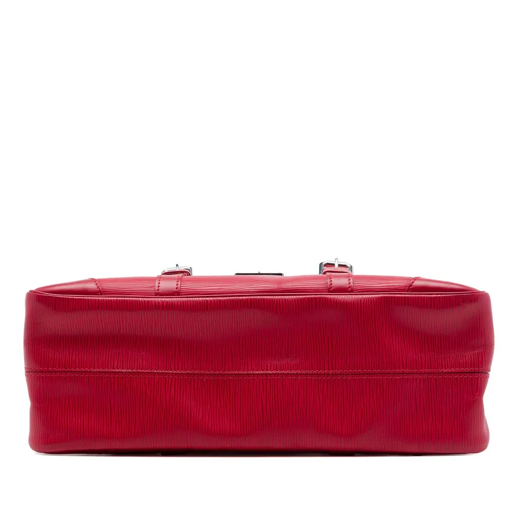 Louis Vuitton Epi Segur MM Red Leather Good - Inside View